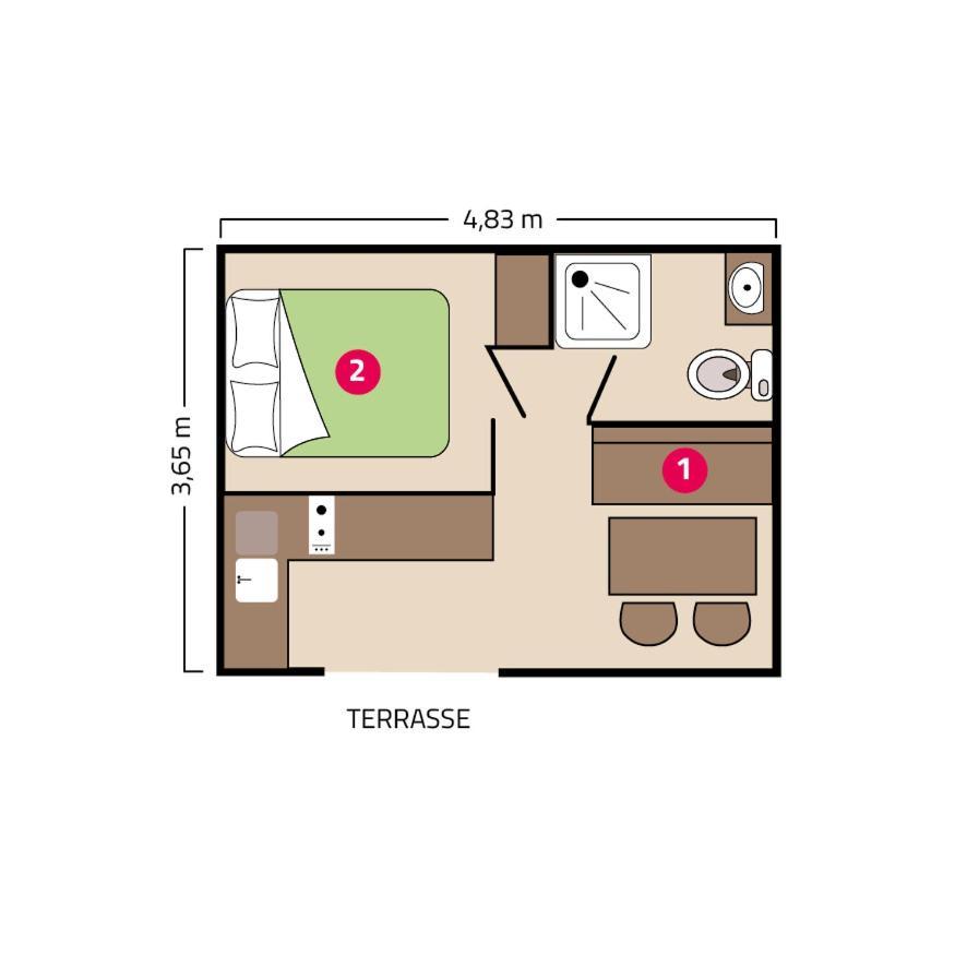 Camping Park Er Lann แซ็ง ปิแอร์ ควิเบอรอง ภายนอก รูปภาพ